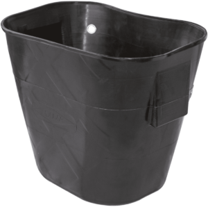 Canasto recolector, negro.