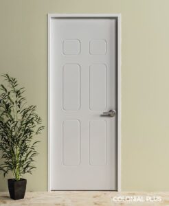 Puerta metalica mono panel Colonial Plus
