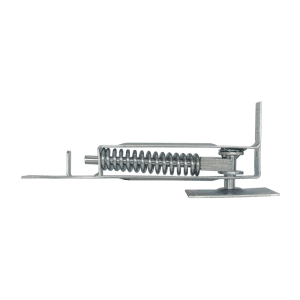 Bisagra piso vaiven 9 1/2", aluminizado, con tornillo.