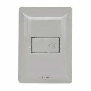 Interruptor para timbre, blanco.