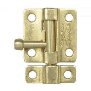 Pasador cuadrado 1 1/2", zincado, calibre 18, con tornillo.