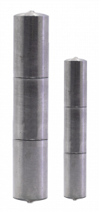 Bisagra pistón 3/8", hierro, de 3 cuerpos.
