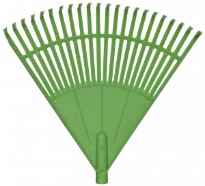 Rastrillo de 22 dientes, verde.