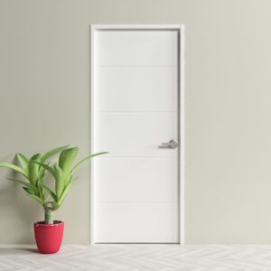 Puerta metalica doble panel Induma