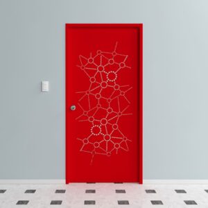 Puerta metalica microperforada Microperforada