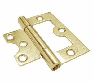 Bisagra omega  3", niquel satin, calibre 14, con tornillo, trio. X 3 und