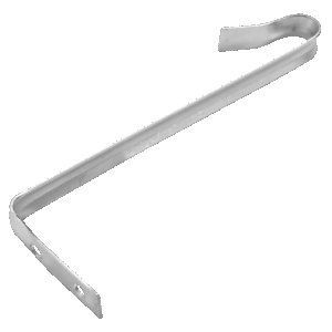 Gancho para teja madera, calibre 16, zincado.