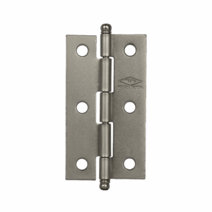 Bisagra mueble 1 1/2”, latonada,calibre 22,con tornillo.