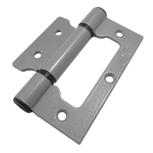 Bisagra omega in 3" en aluminio, gris, sin tornillo.