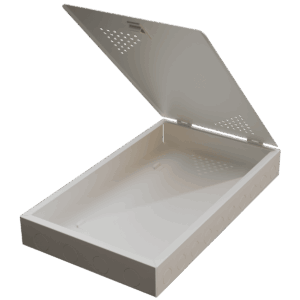 Caja pau max 50x30x6 , sin bandeja.